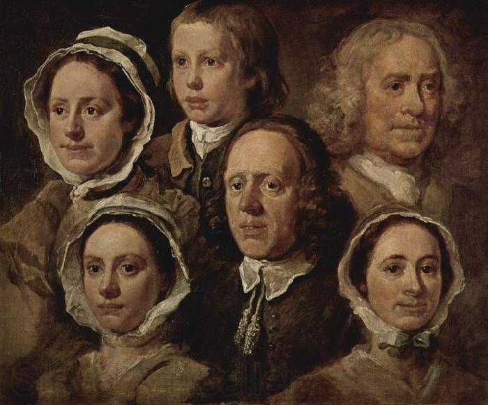 William Hogarth Die Dienstboten des Malers